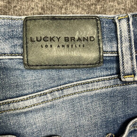 Lucky Brand High Rise Zoe Straight Leg Denim Jeans Size 10/30L Womens 28x30 - Picture 9 of 14